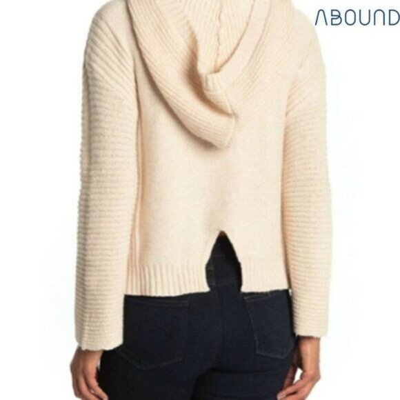 ABOUND Women's Cozy Ribbed Knit Hoodie Pullover Sweater NWT‎ - Picture 2 of 9